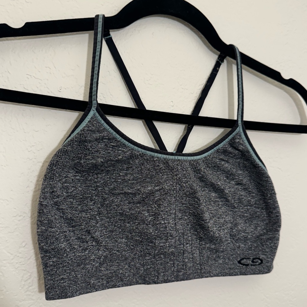 Gray Sports Bra